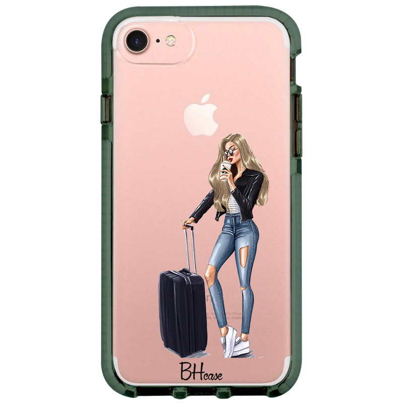 Woman Blonde With Baggage iPhone 8/7/SE 2020/SE 2022 Tok