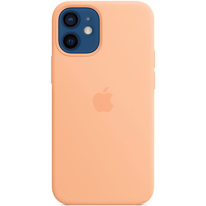 Apple Cantaloupe Silicone Magsafe kompatibilis iPhone 12 Mini Tok