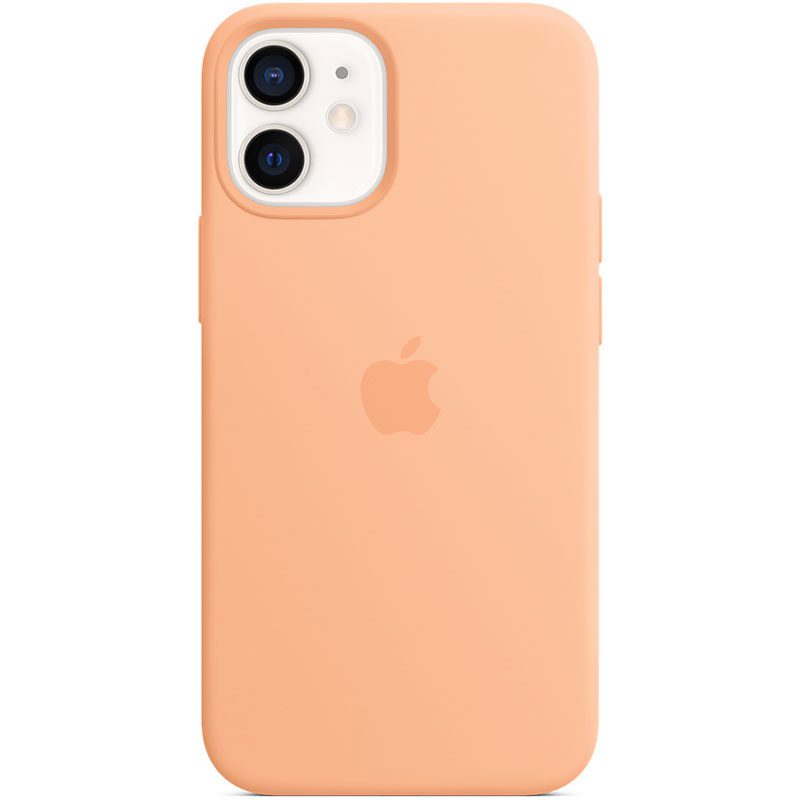 Apple Cantaloupe Silicone Magsafe kompatibilis iPhone 12 Mini Tok