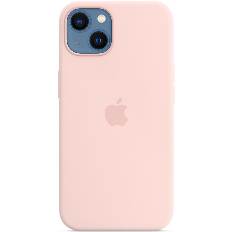 Apple Chalk Rózsaszín Silicone Magsafe kompatibilis iPhone 13 Mini Tok