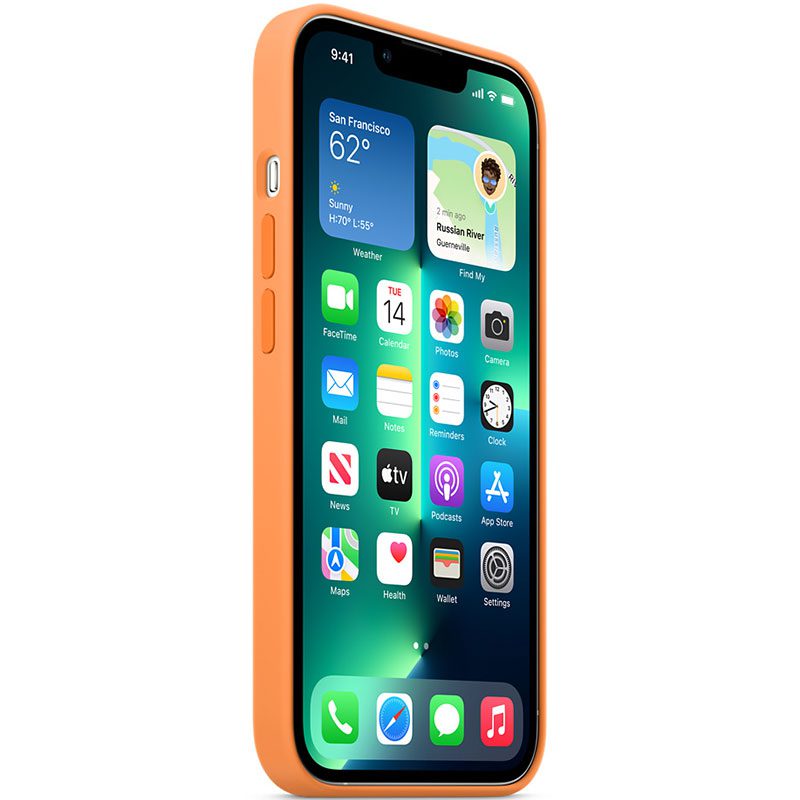 Apple Marigold Silicone Magsafe kompatibilis iPhone 13 Pro Max Tok