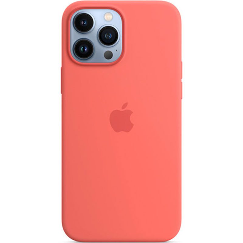 Apple Rózsaszín Pomelo Silicone Magsafe kompatibilis iPhone 13 Pro Tok