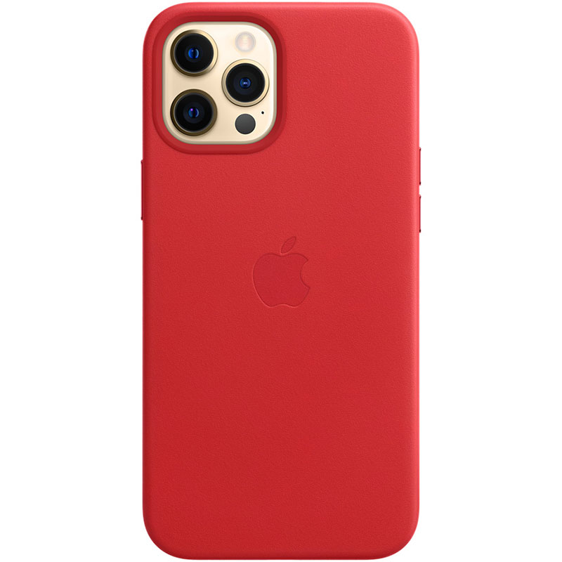 Apple Piros Leather Magsafe kompatibilis iPhone 12 Pro Max Tok