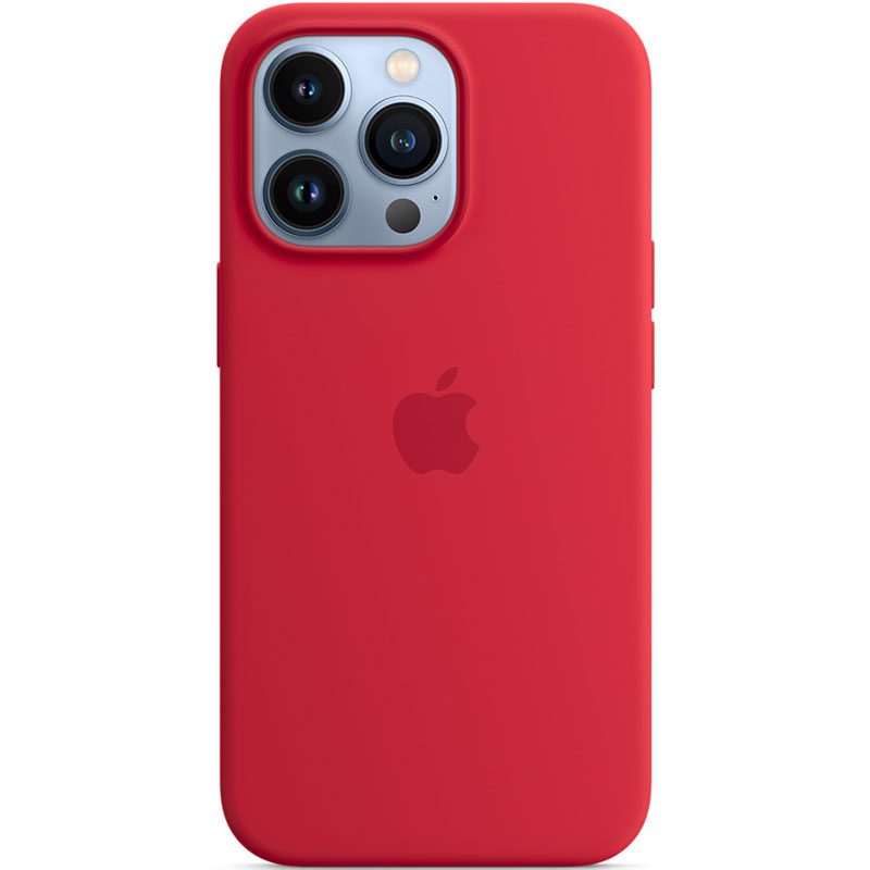 Apple Piros Silicone Magsafe kompatibilis iPhone 13 Pro Max Tok