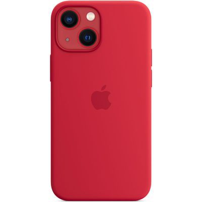 Apple Piros Silicone Magsafe kompatibilis iPhone 13 Tok