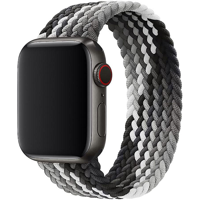 Braided Szíj Apple Watch 45/44/42/Ultra Black Clever