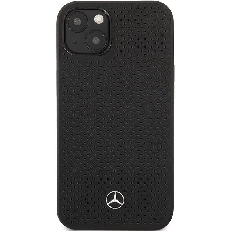 Mercedes Genuine Leather Fekete iPhone 13 Tok