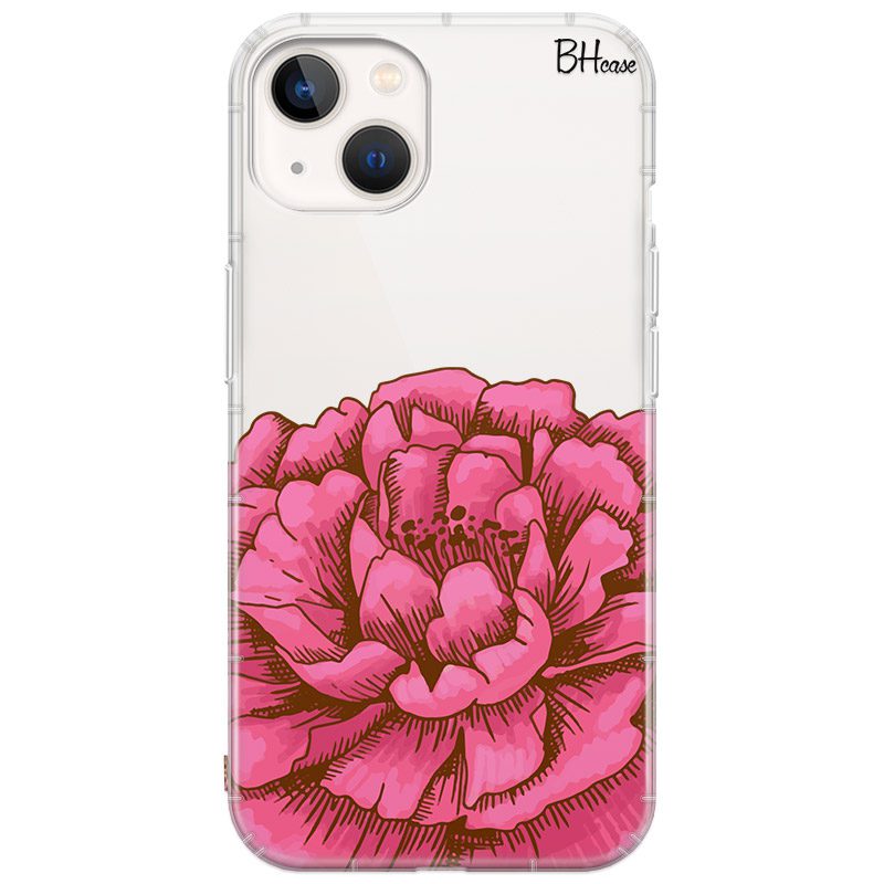 Peony Rózsaszín iPhone 14 Tok