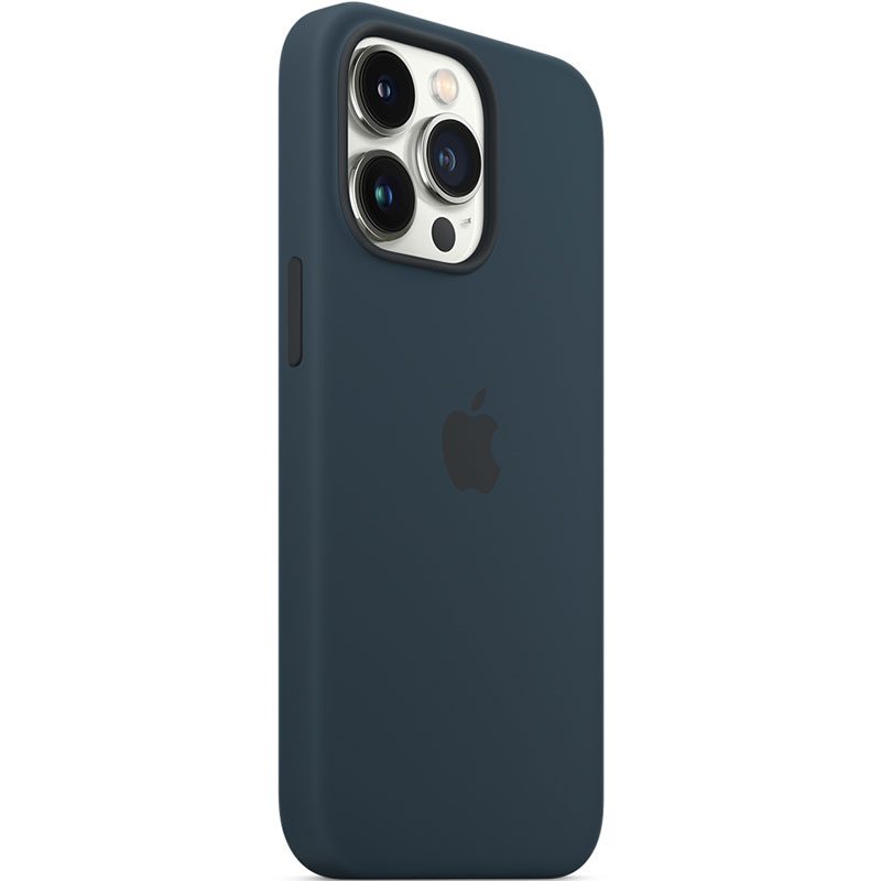 Apple Abyss Kék Silicone Magsafe kompatibilis iPhone 13 Pro Max Tok