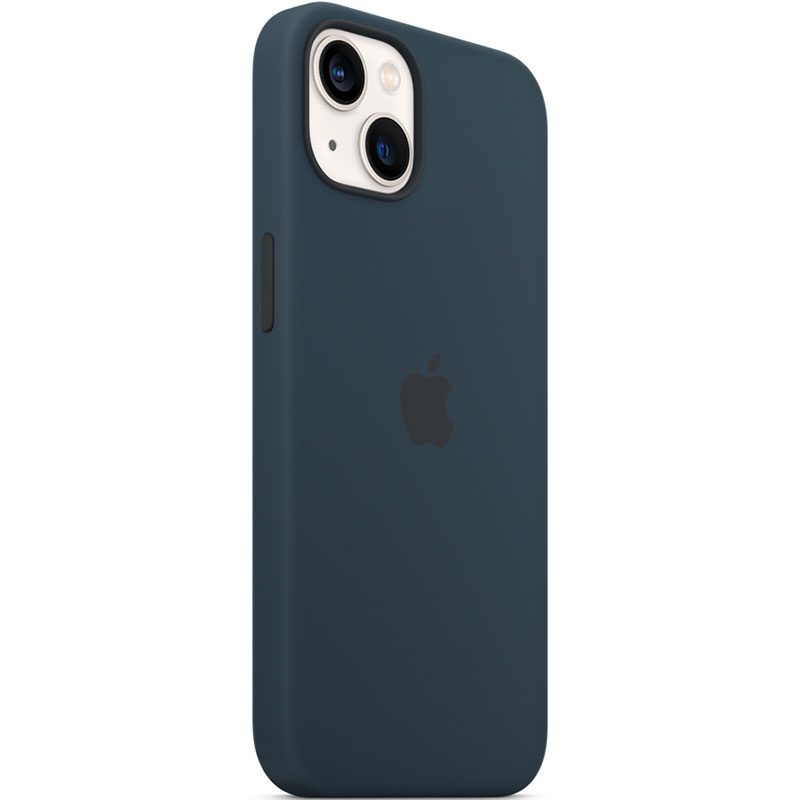 Apple Abyss Kék Silicone Magsafe kompatibilis iPhone 13 Tok