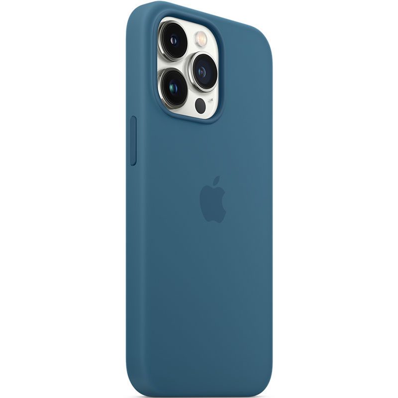 Apple Kék Jay Silicone Magsafe kompatibilis iPhone 13 Pro Max Tok