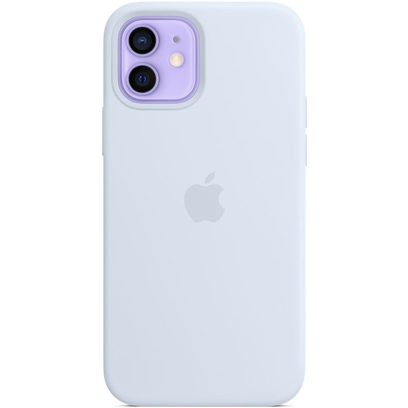 Apple Cloud Kék Silicone Magsafe kompatibilis iPhone 12/12 Pro Tok