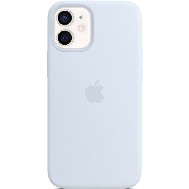 Apple Cloud Kék Silicone Magsafe kompatibilis iPhone 12 Mini Tok