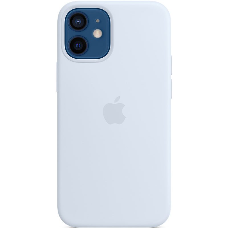 Apple Cloud Kék Silicone Magsafe kompatibilis iPhone 12 Mini Tok