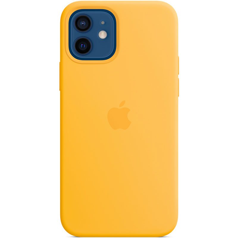 Apple Sunflower Silicone Magsafe kompatibilis iPhone 12/12 Pro Tok