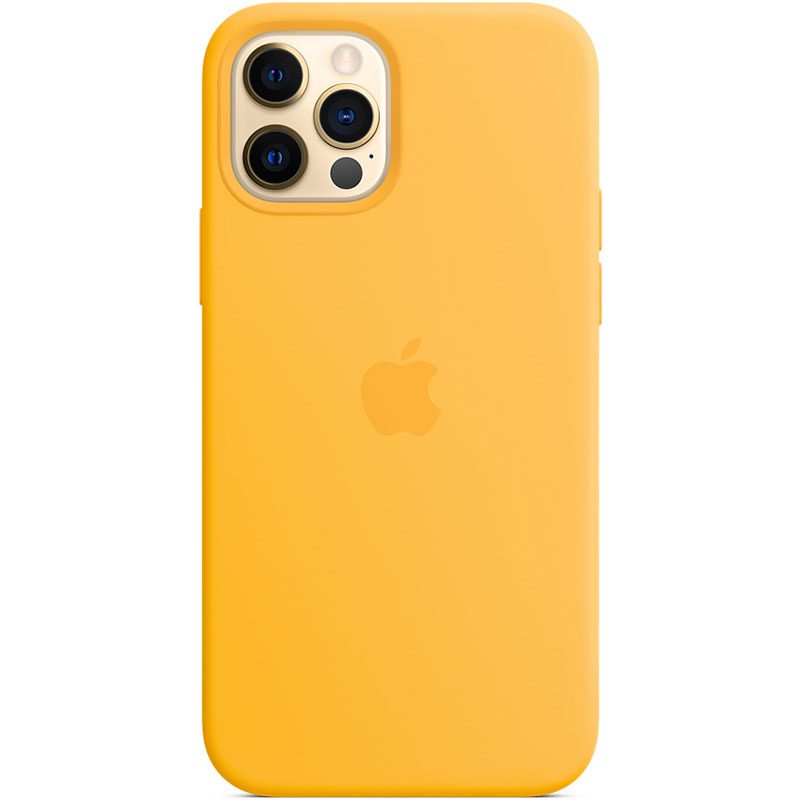 Apple Sunflower Silicone Magsafe kompatibilis iPhone 12 Pro Max Tok