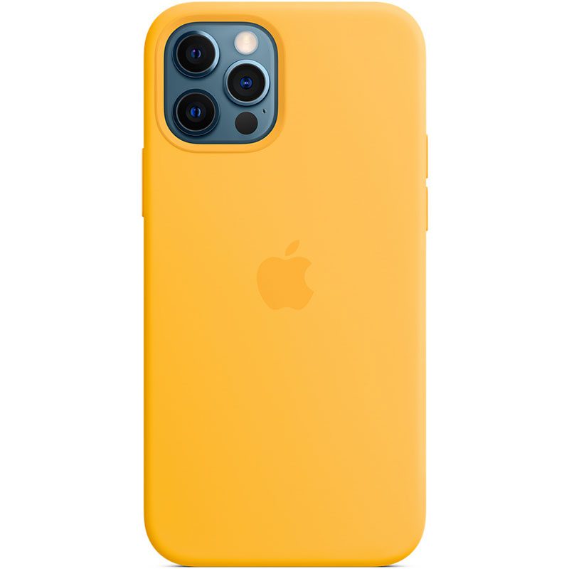 Apple Sunflower Silicone Magsafe kompatibilis iPhone 12 Pro Max Tok