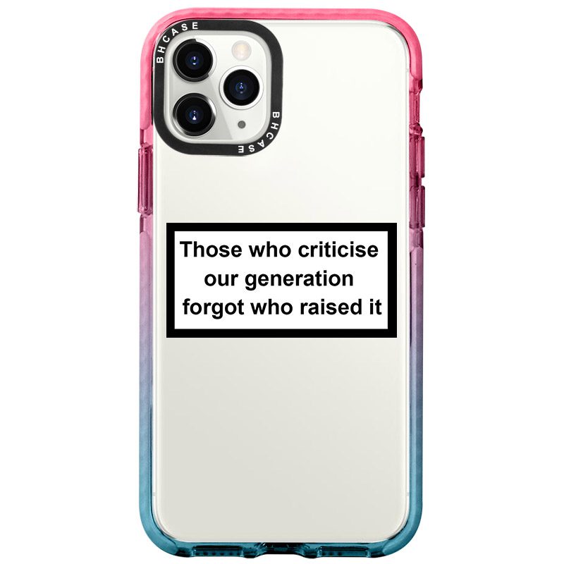 Criticise Generation iPhone 11 Pro Tok