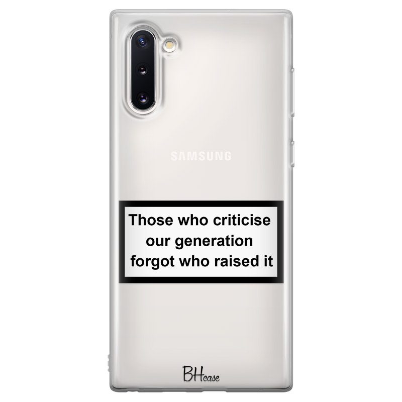 Criticise Generation Samsung Note 10 Tok