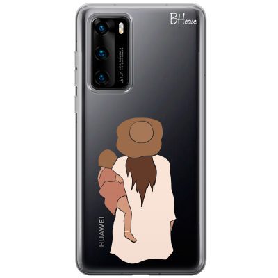 Flat Mother With Girl Huawei P40 Tok