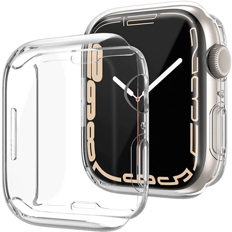 Full Transparent Silicone Tok Apple Watch 45mm