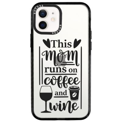 Mom Coffee Wine iPhone 12/12 Pro Tok