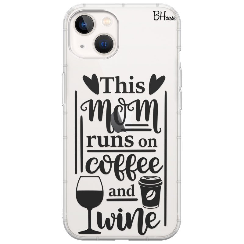 Mom Coffee Wine iPhone 14 Tok