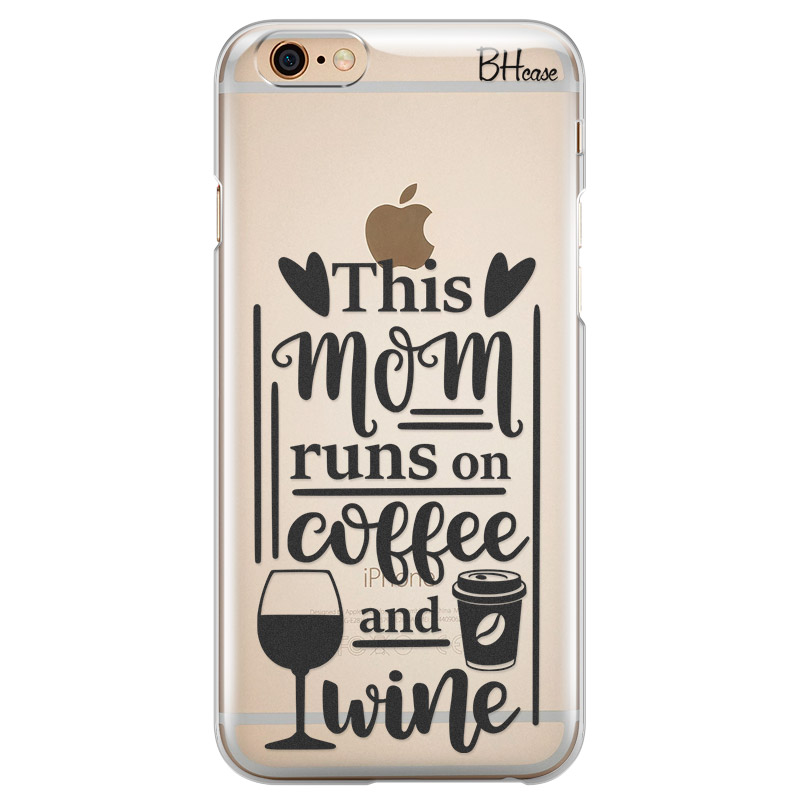 Mom Coffee Wine iPhone 6/6S Tok