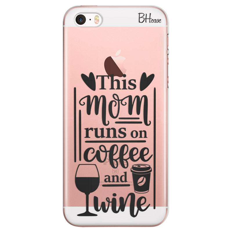 Mom Coffee Wine iPhone SE/5S Tok
