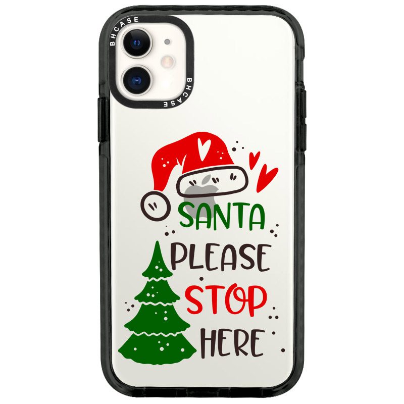 Santa Please Stop Here iPhone 11 Tok