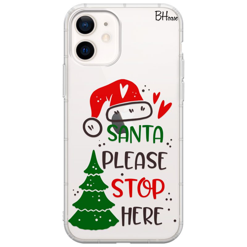 Santa Please Stop Here iPhone 12/12 Pro Tok