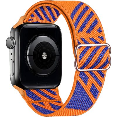 Scrunchie Szíj Apple Watch 45/44/42/Ultra Kék Orange