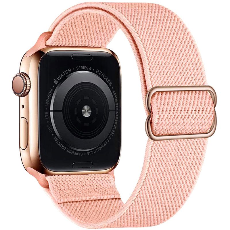 Scrunchie Szíj Apple Watch 45/44/42/Ultra Rózsaszín Sand