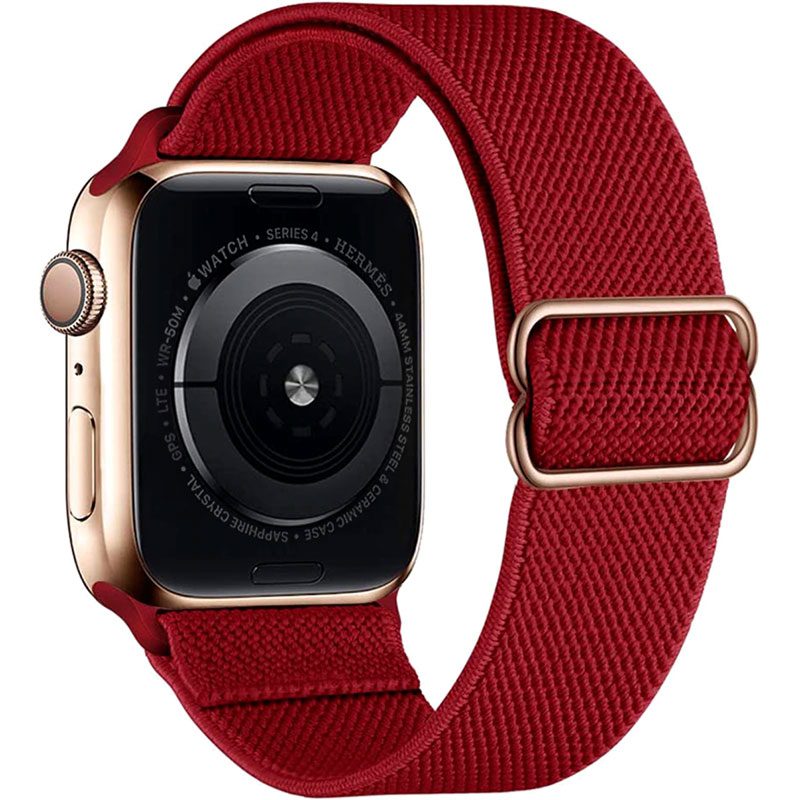 Scrunchie Szíj Apple Watch 45/44/42/Ultra Piros