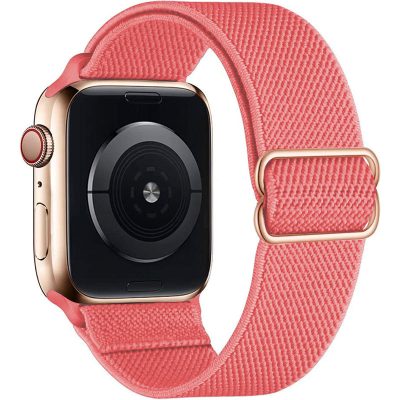 Scrunchie Szíj Apple Watch 45/44/42/Ultra Rose Rózsaszín
