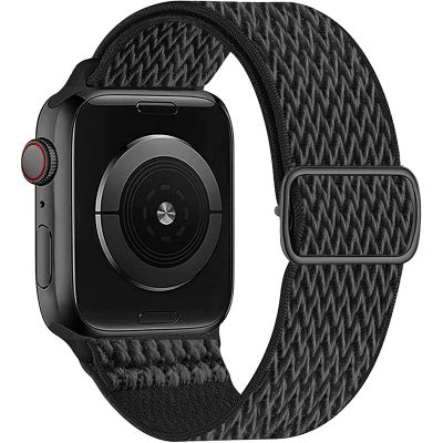 Scrunchie Szíj Apple Watch 45/44/42/Ultra Whole Fekete