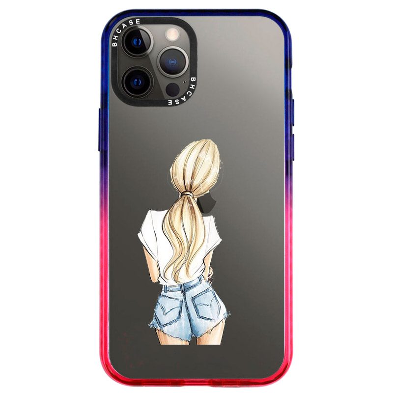 Blonde Back Girl iPhone 12 Pro Max Tok