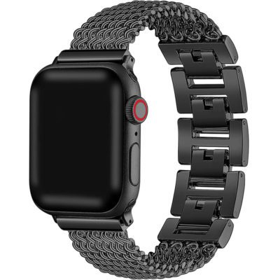Dress Szíj Apple Watch 45/44/42/Ultra Fekete