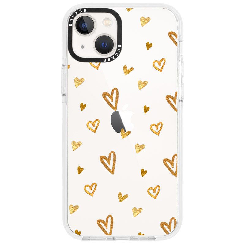 Golden Hearts iPhone 14 Tok
