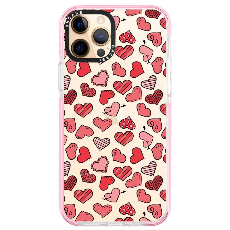 Hearts Piros iPhone 12 Pro Max Tok