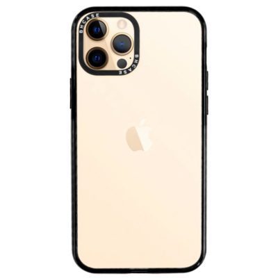 Átlátszó BHholo Fekete iPhone 12 Pro Max Tok