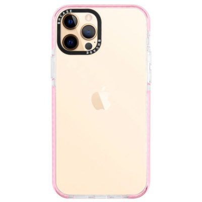 Átlátszó BHholo Light Rózsaszín iPhone 12 Pro Max Tok