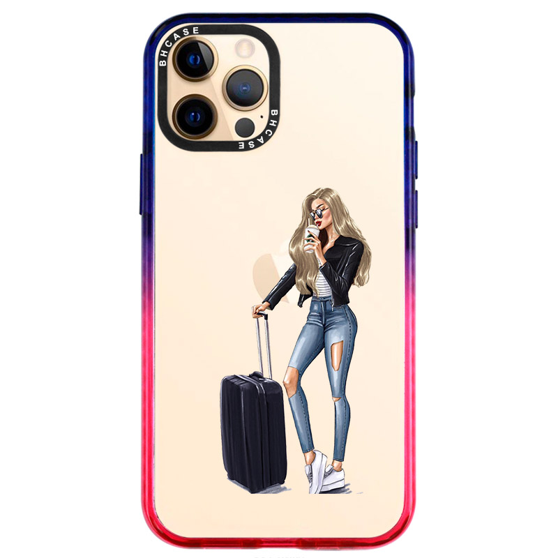 Woman Blonde With Baggage iPhone 12 Pro Max Tok
