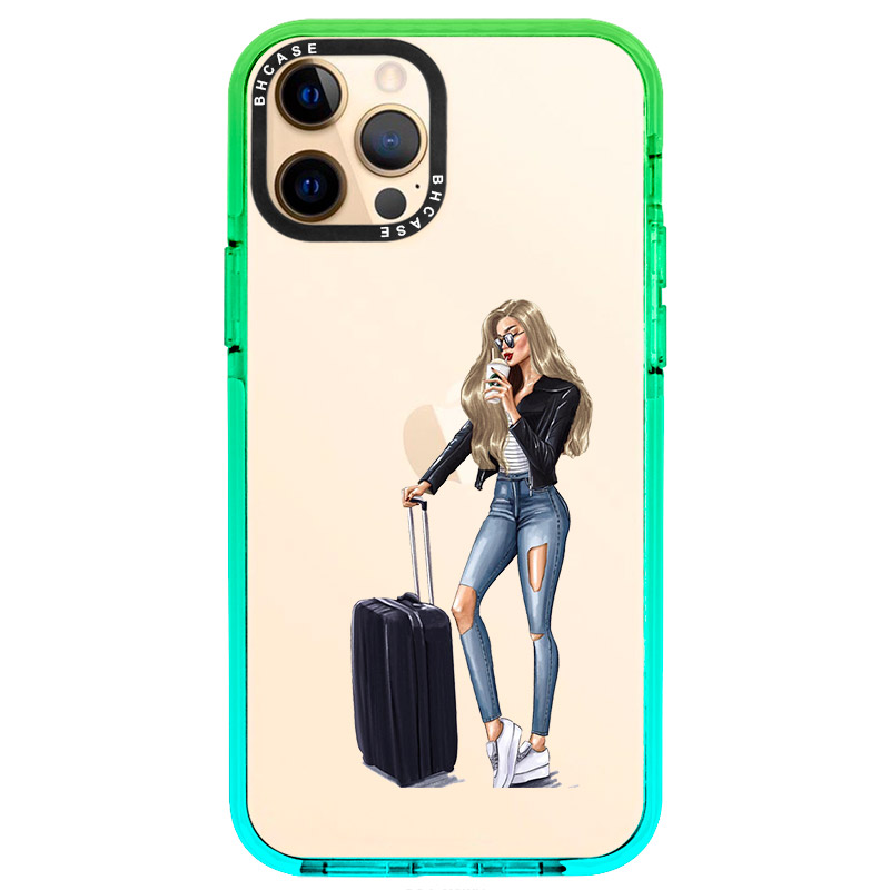 Woman Blonde With Baggage iPhone 12 Pro Max Tok