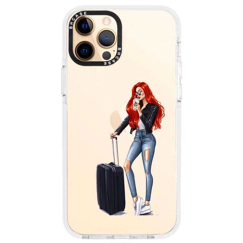 Woman Redhead With Baggage iPhone 12 Pro Max Tok
