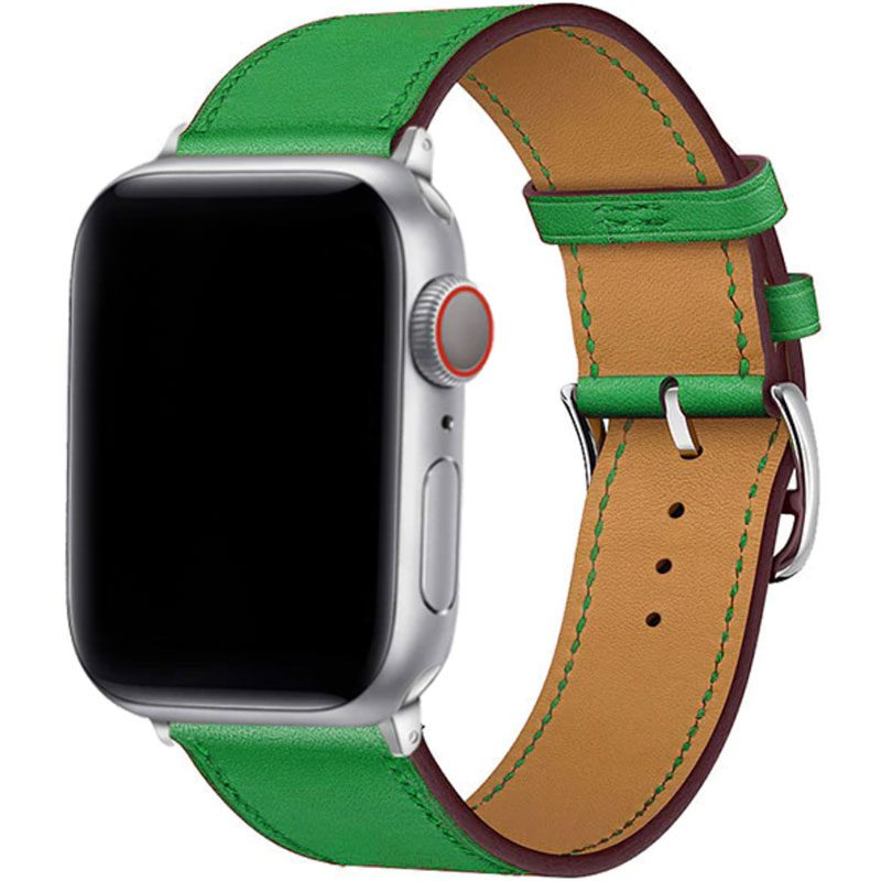 Leatherette Strap Apple Watch 41/40/38mm Bambou