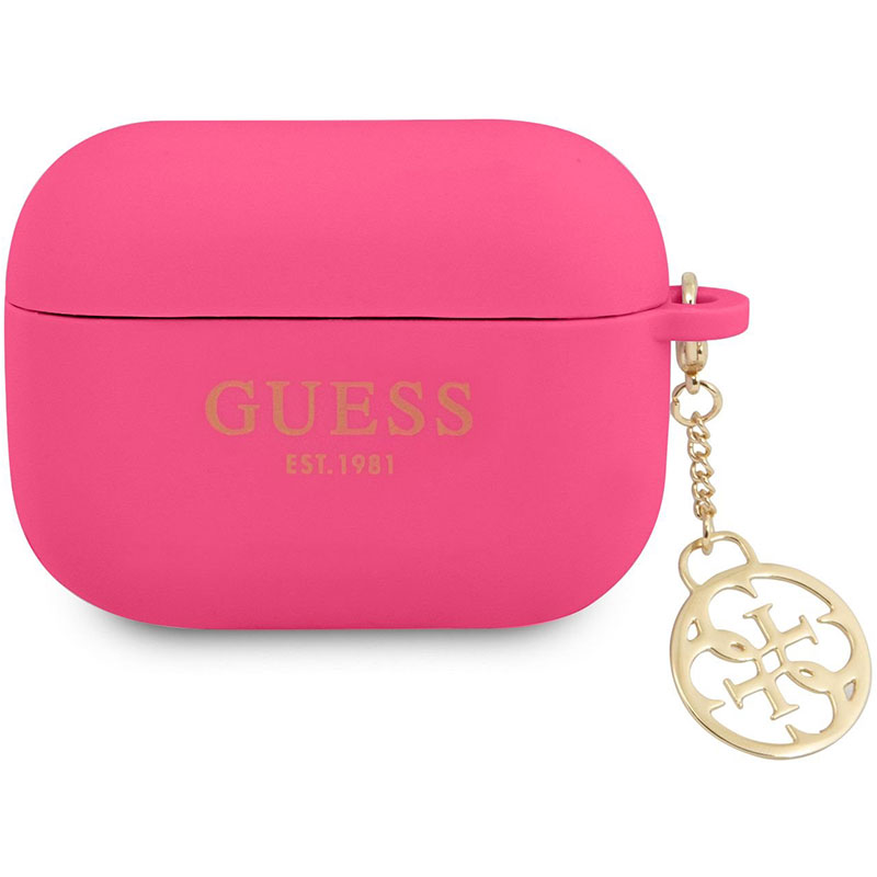 Guess 4G Charms Silicone Fuchsia AirPods Pro Tok