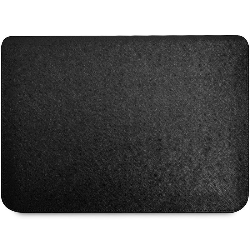 Guess Saffiano Triangle Metal Logo Tok Notebook 13/14" Fekete