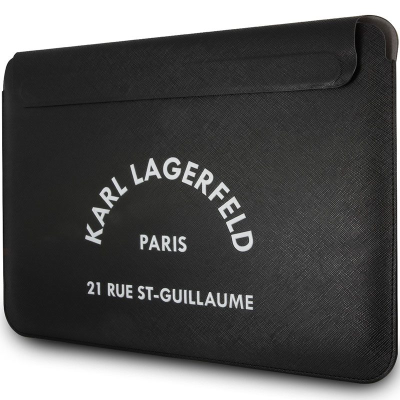 Karl Lagerfeld Saffiano RSG Embossed Tok Notebook 13/14" Fekete