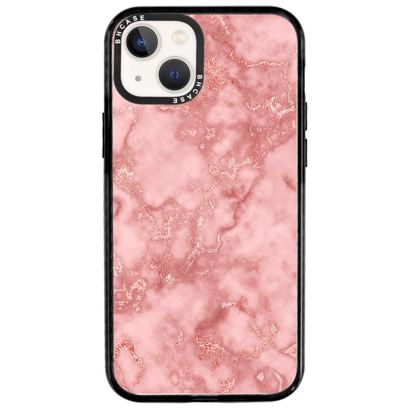 Márvány Rose Rózsaszín iPhone 14 Tok
